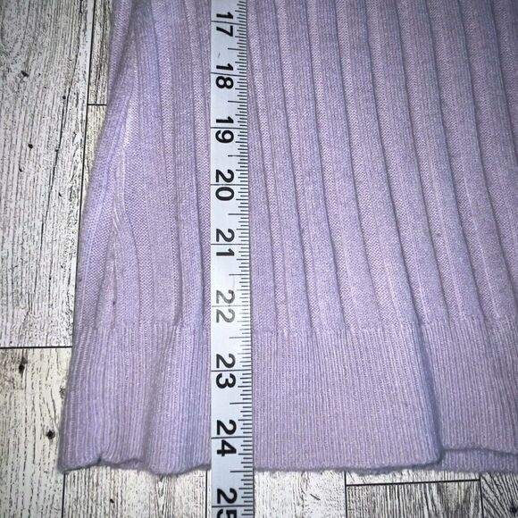 New York & Company Lavender Sweater Women’s Sz Medium‎ Ribbed Knit Trending - Picture 9 of 9